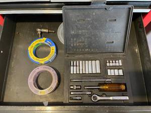 lot 584 image: Craftsman Tool Set with Various Sockets and Tape