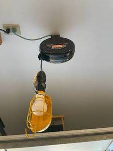 lot 602 image: Craftsman 30 ft. Professional Work Light with Retractable Cord