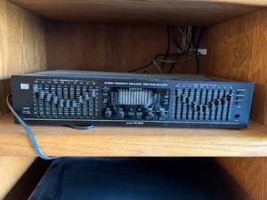 lot 483 image: BSR EQ-3000 Stereo Frequency Equalizer  Spectrum Analyzer with Owners Manual