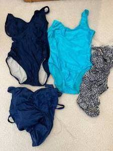lot 511 image: Set of 4 Womens Bathing Suits - Sizes 10 & 12