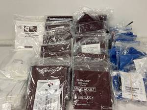 lot 48 image: Lot of Mixed Brand & Size NEW Blood Pressure Cuffs (Hillrom Welch Allyn, Philips, Critikon) - See Description For More Information