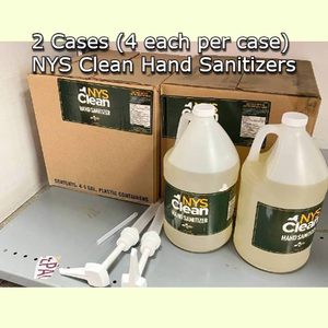 lot 14 image: 2 Cases (4 each per case) NEW NYS Clean 1-Gallon Hand Sanitizers