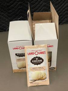 lot 286 image: 2 back (9) - Land OLakes Cocoa Classics French Vanilla & Chocolate Mix - 24 Packets