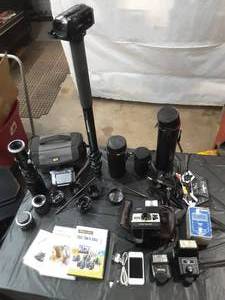 lot 55 image: Large Lot of Video Cameras and Camera Accessories