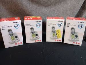 lot 16 image: Four Vtech Cordless Answering Systems