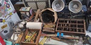 lot 106 image: Large Assortment of Hand Tools and Hardware