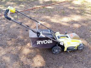 lot 113 image: Ryobi 40v electric lawn mower (no battery or charger)