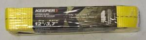 lot 13 image: Keeper  2in. X 12ft. Lifting Sling - 1Ply - New