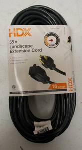 lot 26 image: HDX  BRAND NEW - Landscape Extension Cord - 55 ft
