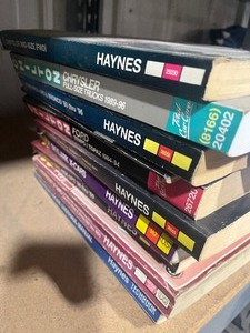Stack of Car Manuals