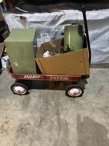 Wagon With Kitchen Appliances