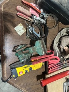 big lot tools  and miter saw for parts