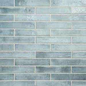 lot 24 image: 20 Boxes of MSI Stella Oceano Blue 2 in. x 10 in. Glossy Ceramic Subway Tile (5.16 sq. ft.Case)  Customer Returns See Pictures