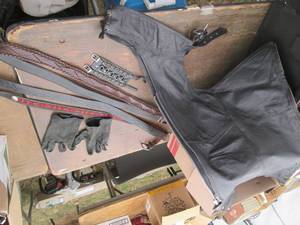 lot 94 image: Womens medium leather chaps, variet...