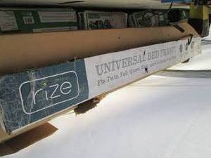 lot 120 image: Metal universal bedframe...