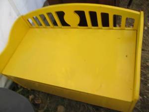 lot 133 image: Safety yellow painted wood toy ches...