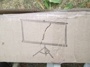 lot 31 image: Taotonics 100in 169 portable proje...