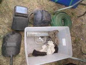 lot 34 image: Welding masks, helmets and other su...