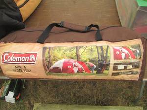 lot 38 image: Coleman 4-person dome tent...