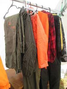 lot 46 image: Assortment of hunting jackets, snow...