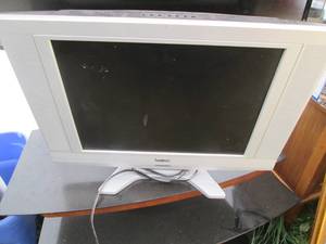 lot 52 image: Freestanding Symphonic flat screen ...