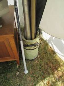 lot 56 image: Vintage metal milk can with Fenwick...