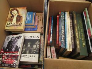 lot 57 image: (2) boxes of books and other readin...