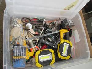lot 76 image: lights, precision tools and hardwar...