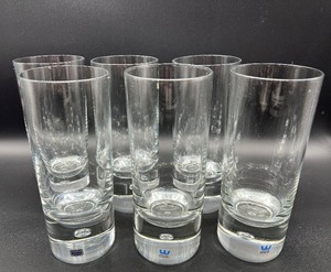 lot 22 image: KOSTA BODA Suspended Bubble Tumbler Glass - Sweden - QTY 6