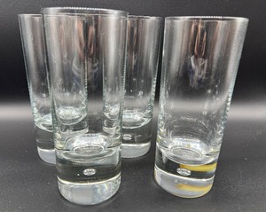 lot 23 image: KOSTA BODA Suspended Bubble Tumbler Glass - Sweden - QTY 4