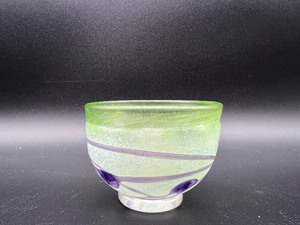 lot 65 image: KOSTA BODA Art Glass Bowl by Bertil Vallien - Galaxy Blue Series - Sweden