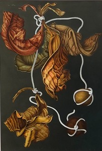 lot 76 image: FRED PETERSON - Watercolor on Paper Original - Divination Series - 1982 - #2