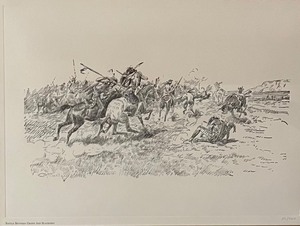 lot 78 image: CHARLES MARION RUSSELL - LaVerendryes Discover the Rocky Mountains - Signed Limited Edition 53750