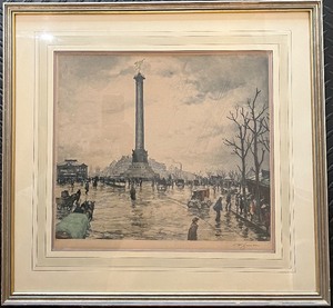 lot 79 image: Vintage T.F. SIMON (1877-1942) - PARIS Etching and Aquatint