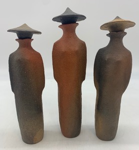 lot 96 image: 3 Vintage ANDERS GOTT FRIDSSON Ceramic Sculptures