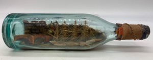 lot 104 image: AntiqueVintage Bottle Ship, The Heidelberg