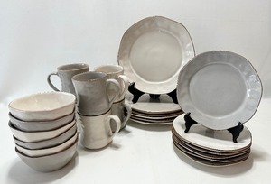 lot 152 image: SKYROS DESIGNS Cantaria Ceramic Stoneware Dinner Set - PORTUGAL