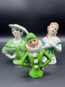lot 134 image: Vintage Porcelain Half Dolls - Japan - QTY 3