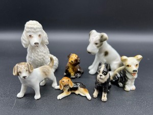 lot 143 image: Assorted Vintage Porcelain Dogs of all Types including Germany