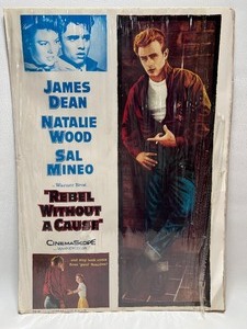 lot 178 image: Vintage REBEL WITHOUT A CAUSE - James Dean Poster