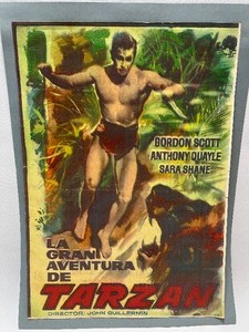 lot 179 image: Vintage TARZAN Poster Print