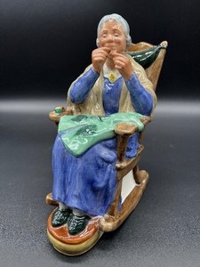 lot 236 image: ROYAL DOULTON Porcelain Figurine - A Stitch in Time