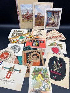 lot 238 image: Vintage Antique Ephemera Paper - Christmas and More
