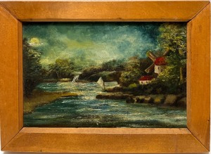 lot 164 image: Vintage Original Oil Painting by SANFORD