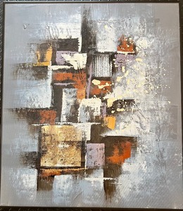 lot 168 image: Mid Century Abstract Original Painting