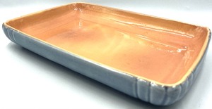 lot 210 image: Rare Vintage 1940s 1040 Marked RED WING  Blue & Peachy Pink Tray