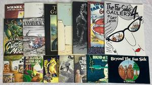 lot 48 image: Far Side Books by Gary Larson - 16 books