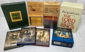 lot 52 image: The Lord of the Rings and The Hobbit Bundle - Books, Movies and CDs