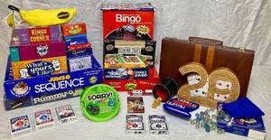 lot 55 image: Large Family Games Assortment - board and card games