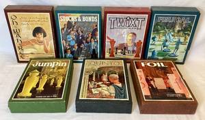 lot 53 image: Vintage 3M Bookshelf Games - Set of 7